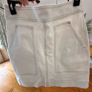 Spartina 449 Cream denim skirt